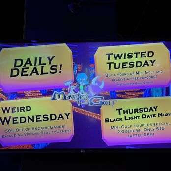 Monster Mini Golf - Weekly deals - Mini Golf Near Me - Pembroke Pines, Florida