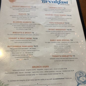 Ria's Bluebird - Menu - Southern Near Me - Atlanta, Georgia
