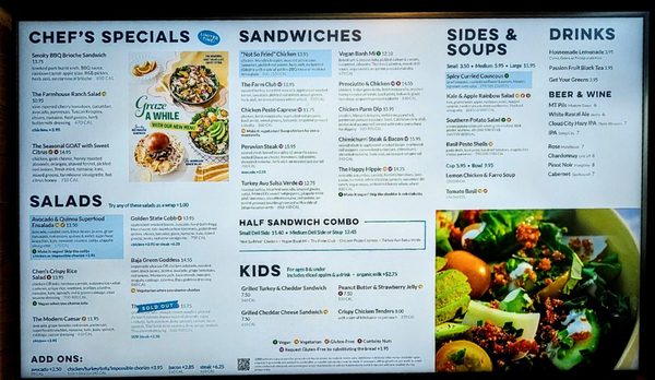 Menu photo 1 Mendocino Farms Rancho Cucamonga, CA Menu photo 1 Mendocino Farms Rancho Cucamonga, CA