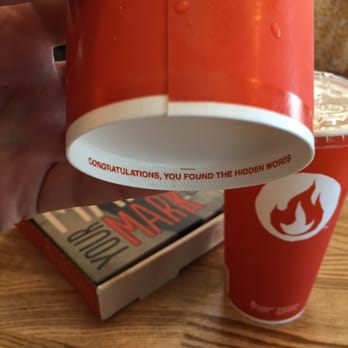 Blaze Pizza - Fun little messages on the bottom of the cups. :) - Salad Near Me - Tracy, California