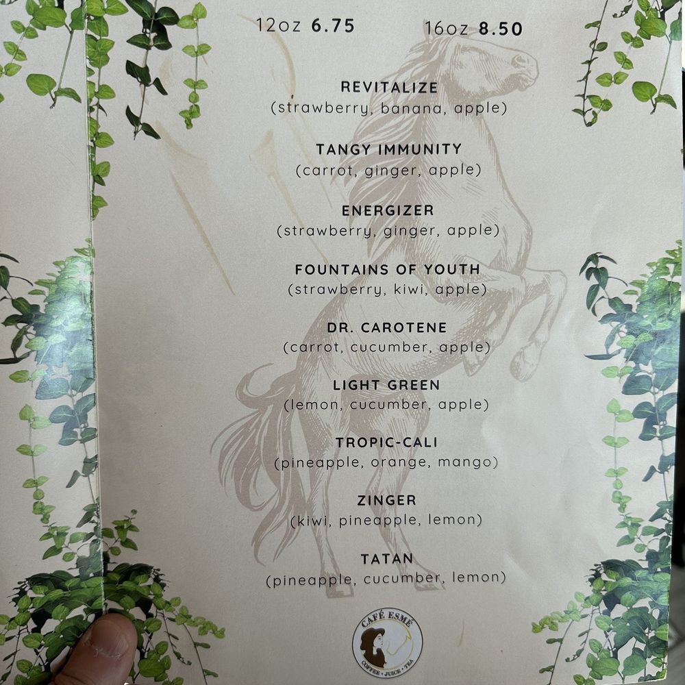 Cafe Esme - Menu - Coffee & Tea Near Me - Jersey City, New Jersey Cafe Esme - Menu - Coffee & Tea Near Me - Jersey City, New Jersey