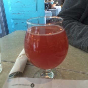 Brewed - Blood Orange and Pear Kombucha. Love it - Coffee & Tea Near Me - Fort Worth, Texas