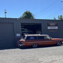 DMC Garage - 1961 Chevy station wagon . Has rust