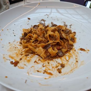 Stella's Cucina - Ragu al Tartufo midway through eating it - Italian Near Me - Boulder, Colorado
