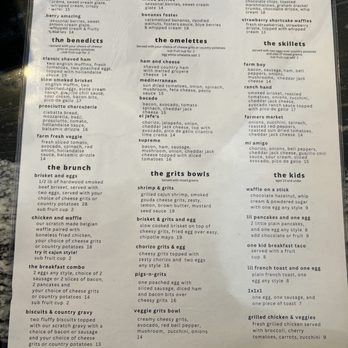 The Mill - Front menu - Breakfast & Brunch Near Me - Mansfield, Texas