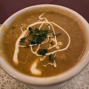 Le Troquet - Tomato bisque with basil - French Near Me - Albuquerque, New Mexico