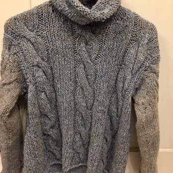 ImagiKnit - I was able to finish this sweater with gray wool yarn from ImagiKnit for the sleeves! - Arts & Crafts Near Me - San Francisco, California