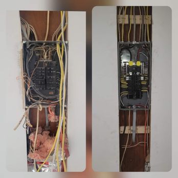 Crandell Electrical Services - Before and after 100-200amp service upgrade - Electricians Near Me Crandell Electrical Services - Before and after 100-200amp service upgrade - Electricians Near Me