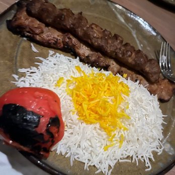 Rumi's Kitchen - Colony Square - Soltani Kabob (grilled beef) and Koobideh Kabob (grounded beef) - Persian/Iranian Near Me - Atlanta, Georgia Rumi's Kitchen - Colony Square - Soltani Kabob (grilled beef) and Koobideh Kabob (grounded beef) - Persian/Iranian Near Me - Atlanta, Georgia