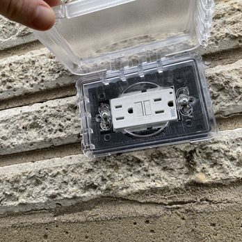 Bobo Electric - The new, waterproof outlet installed by Bobo. - Electricians Near Me