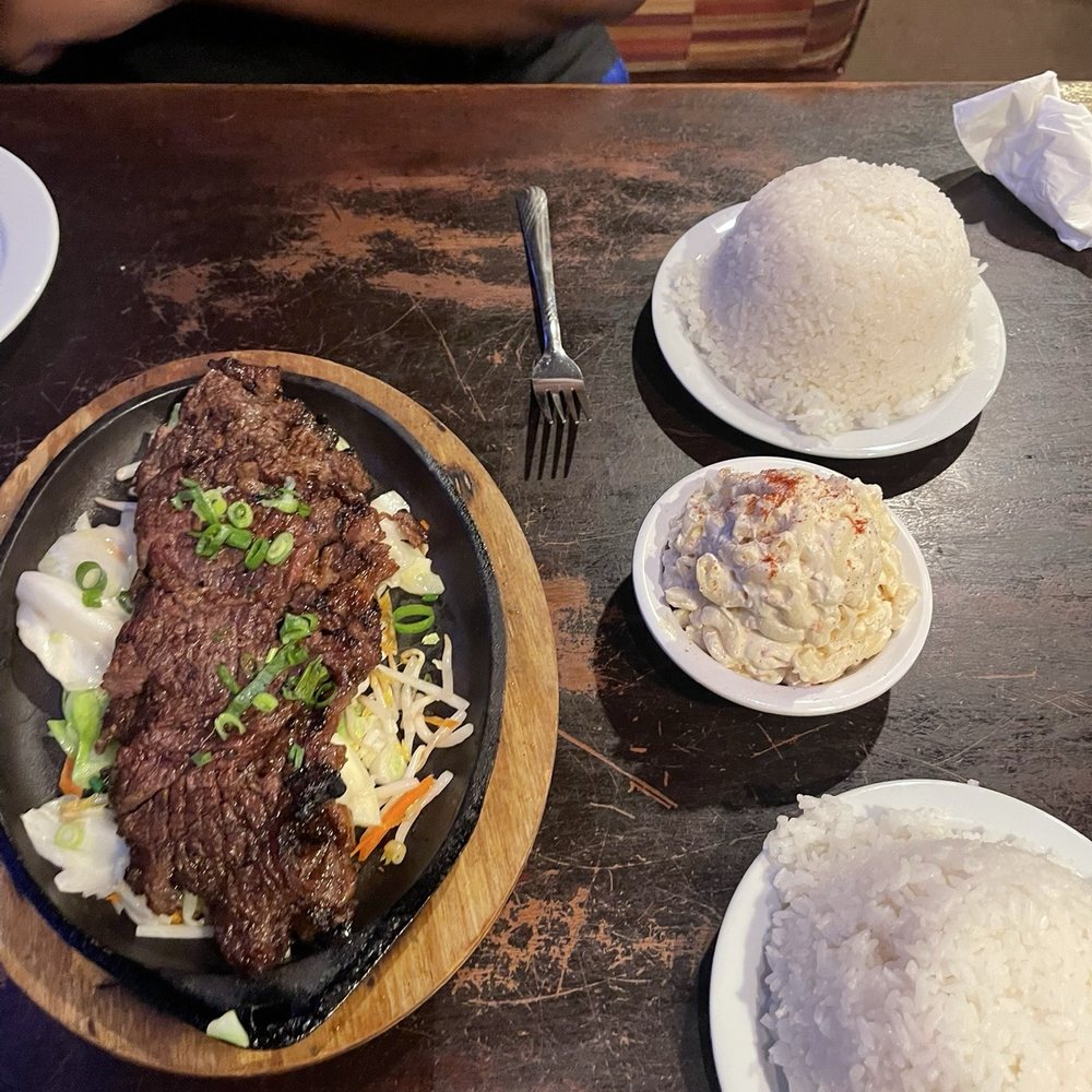 Side Street Inn - "Bone-Less" Kalbi* Macaroni Salad Bowl of Rice - Hawaiian Near Me - Honolulu, Hawaii Side Street Inn - "Bone-Less" Kalbi* Macaroni Salad Bowl of Rice - Hawaiian Near Me - Honolulu, Hawaii