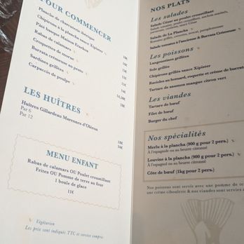 La Plancha - Menu - Seafood Near Me - Bidart, 64