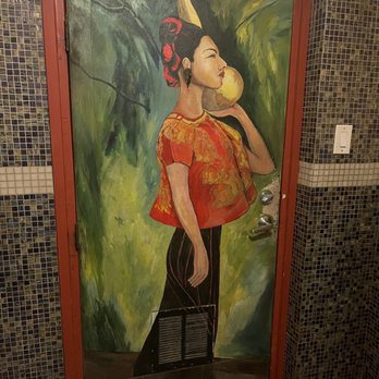 Las Fuentes - Women's bathroom door - Mexican Near Me - Reseda, California Las Fuentes - Women's bathroom door - Mexican Near Me - Reseda, California