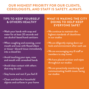 Waxing The City - Our clients and our staff must wear masks to protect everyone of us!  Thanks. - Waxing Near Me - Duluth, Minnesota