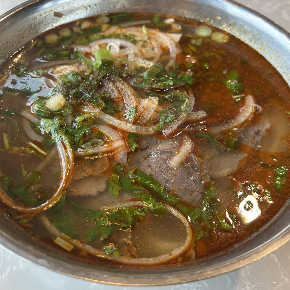 Lantern Vietnamese Kitchen - Bun Bo Hue (Spicy Beef Soup) - Breakfast & Brunch Near Me - Rancho Cucamonga, California
