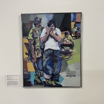 National Veterans Art Museum - Ferris J. Parker, Cam Ragnar Airplane Terminal Cigarette Break, 1983 - Art Museums Near Me - Chicago, Illinois