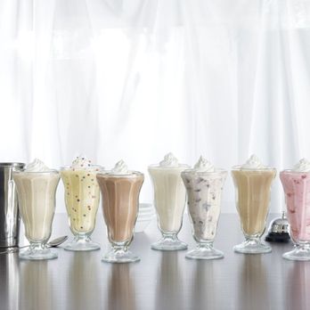 Denny's Restaurant Idylwyld Drive - Milk Shake Group Shot - American Near Me - Saskatoon, Saskatchewan
