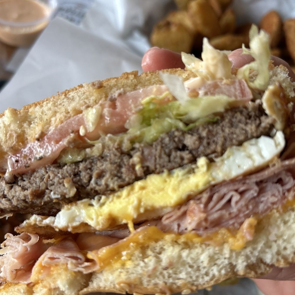 Kenton Station - Junior Paul Bunyan Burger - American Near Me - Portland, Oregon Kenton Station - Junior Paul Bunyan Burger - American Near Me - Portland, Oregon