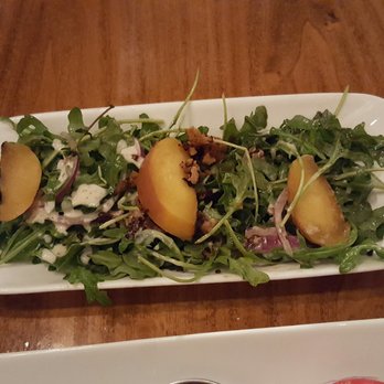 Seabirds Kitchen - This is the Grilled Peach salad. Very simple Yet full of flavor. - Vegan Near Me - Costa Mesa, California