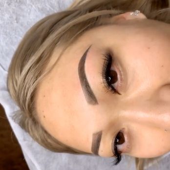 Ibrows N Lashes - Brows and lashes by han  fresh brows and maybe like a week and a half old lashes but still looking great!! - Permanent Makeup Near Me - Orange, California