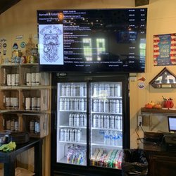 Beer list menu.