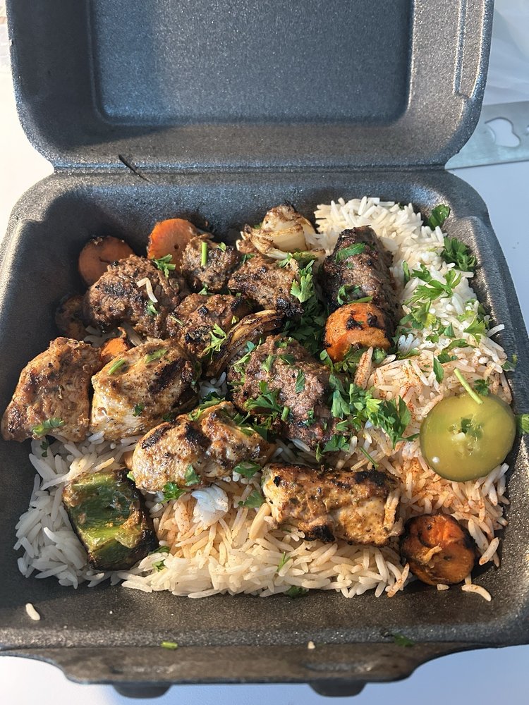 Food from Yaseen Kabob