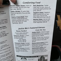 Jackie Blu's - Menu