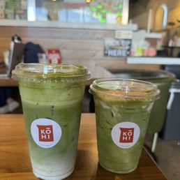 Pink cloud matcha and double matcha Pink cloud matcha and double matcha