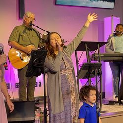 GENCHURCH of Pleasant Hill - One of our little ones joined the worship band this morning