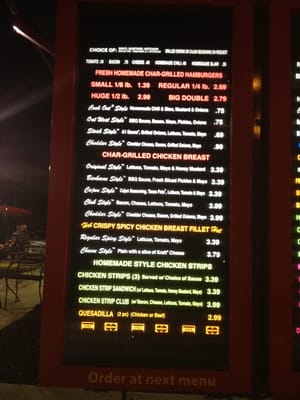 Menu photo 5 Cook Out Lynchburg, VA
