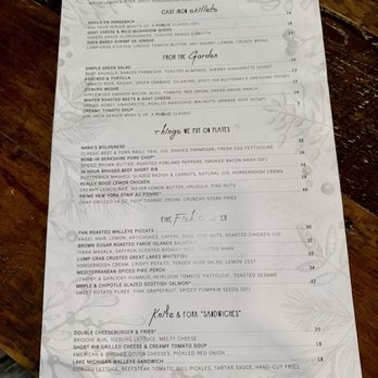 Seventy Six - Dinner menu - New American Near Me - Holland, Michigan