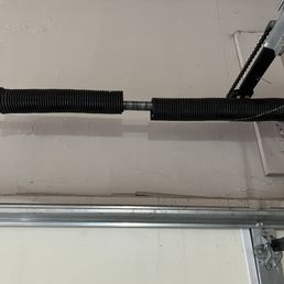 Broken spring - 20 years old. Door would not open.