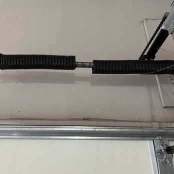 On Track Garage Door Experts - Broken spring - 20 years old. Door would not open. - Garage Door Services Near Me - Yukon, Oklahoma