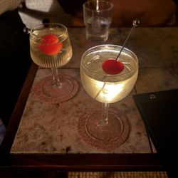 Duck and Cover - Tomato mezcal martini