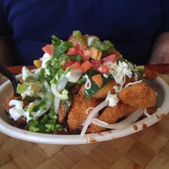 Cabo Bob's Burritos - Burrito bowl with double fried fish - Delicious! - Tacos Near Me - Austin, Texas