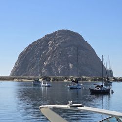 Tidelands Park - The view of Morro Rock from Tidelands Park