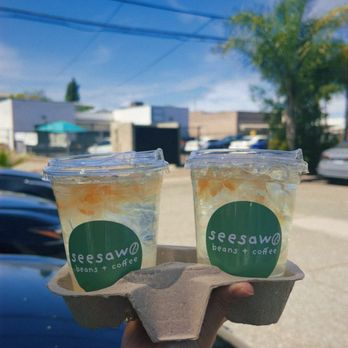 Seesaw Beans And Coffee - Yuzu sparkling aid - Coffee Roasteries Near Me - Buena Park, California