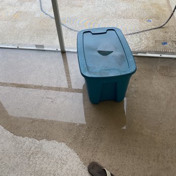 Champion Pools & Spas - Flooded patio after rain(improperly installed deck drain and tiles) - Hot Tub & Pool Near Me - West Palm Beach, Florida Champion Pools & Spas - Flooded patio after rain(improperly installed deck drain and tiles) - Hot Tub & Pool Near Me - West Palm Beach, Florida