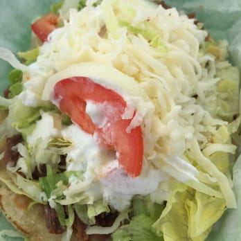 Antojitos Las Delicias - Tlacoyos - it's like a giant Sopes with a thick tortilla-like base with meat of your choice. - Mexican Near Me - Winston-Salem, North Carolina Antojitos Las Delicias - Tlacoyos - it's like a giant Sopes with a thick tortilla-like base with meat of your choice. - Mexican Near Me - Winston-Salem, North Carolina