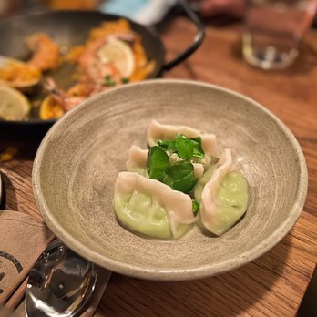 Thursday Kitchen - Edamame Dumpling - Korean Near Me - New York, New York Thursday Kitchen - Edamame Dumpling - Korean Near Me - New York, New York
