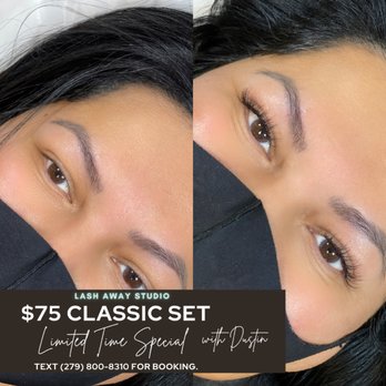 Lash Away Studio - Classic full set - Eyelash Service Near Me - Sacramento, California