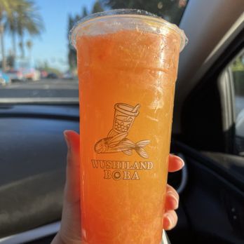 Wushiland Boba - Orange Grapefruit Green Tea - Bubble Tea Near Me - Cerritos, California Wushiland Boba - Orange Grapefruit Green Tea - Bubble Tea Near Me - Cerritos, California