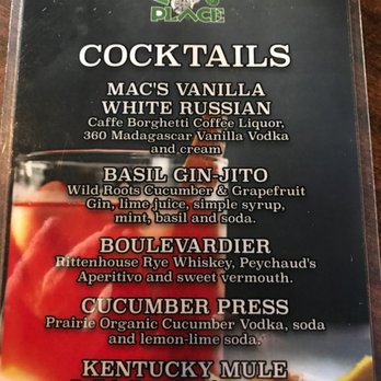 Mac's Place - Signature Drinks - New American Near Me - Silverton, Oregon Mac's Place - Signature Drinks - New American Near Me - Silverton, Oregon