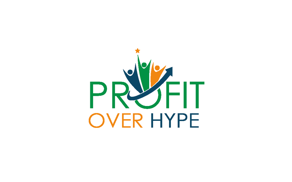 Slide of Profit Over Hype