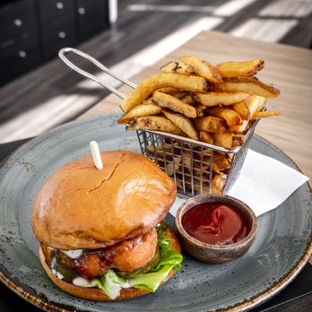 Bistro 67 - Fried Cauliflower Sandwich - Canadian (New) Near Me - Whitby, Ontario Bistro 67 - Fried Cauliflower Sandwich - Canadian (New) Near Me - Whitby, Ontario