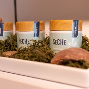 Cannabis delivery service storefront