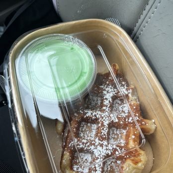 Phin Cafe - Croffle with Pandan cream - Coffee Roasteries Near Me - Campbell, California Phin Cafe - Croffle with Pandan cream - Coffee Roasteries Near Me - Campbell, California