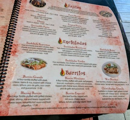 Menu photo 4 Coyote's Mexican Grill & Cantina Kent, OH