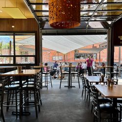 Moonlight Pizza & Brewpub - Looking inside out