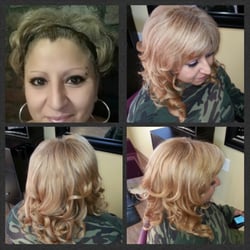 Nasos Salon - From very short, to long locks with a braid less sew in!
Work by: Tikka